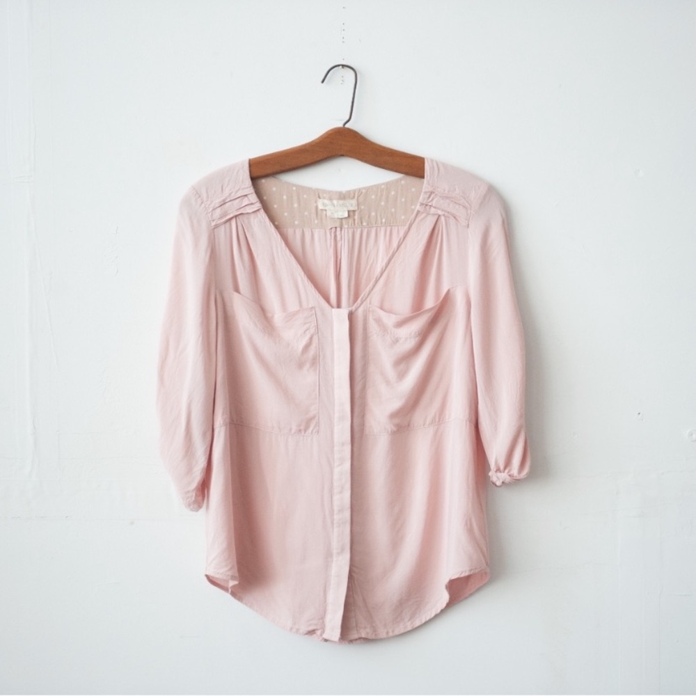 Edme & Esyllte Blush Pink Top